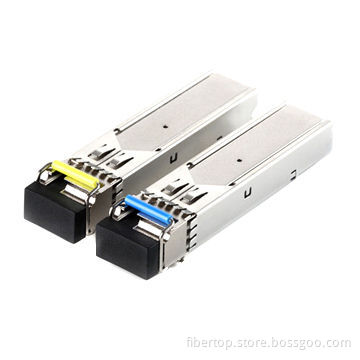 1.25G BIDI SFP 20km LC Optic Transceivers, RoHS Directive-compliant